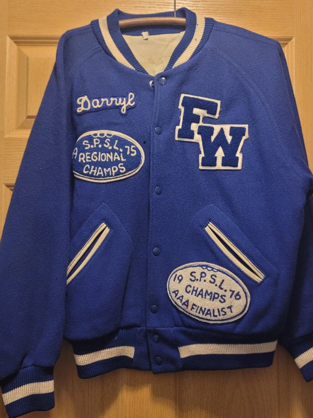 Vintage 1976 Letterman Bomber Jacket